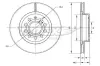 Bremsscheibe Vorderachse TOMEX Brakes TX 70-30