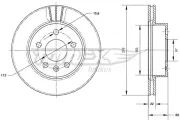 Bremsscheibe TOMEX Brakes TX 70-52