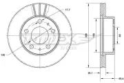 Bremsscheibe TOMEX Brakes TX 70-60