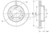 Bremsscheibe Vorderachse TOMEX Brakes TX 70-70