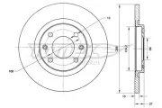 Bremsscheibe TOMEX Brakes TX 70-94