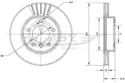 Bremsscheibe TOMEX Brakes TX 71-02