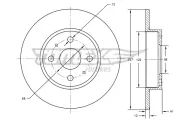 Bremsscheibe TOMEX Brakes TX 71-22