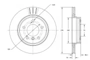 Bremsscheibe TOMEX Brakes TX 71-57