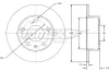 Bremsscheibe Hinterachse TOMEX Brakes TX 71-76