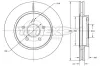 Bremsscheibe Vorderachse TOMEX Brakes TX 72-27