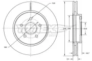 Bremsscheibe Vorderachse TOMEX Brakes TX 72-27