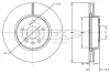 Bremsscheibe Vorderachse TOMEX Brakes TX 72-53