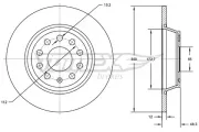 Bremsscheibe TOMEX Brakes TX 72-69