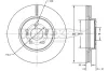 Bremsscheibe Vorderachse TOMEX Brakes TX 72-71