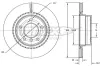 Bremsscheibe Hinterachse TOMEX Brakes TX 72-72