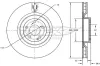 Bremsscheibe Vorderachse TOMEX Brakes TX 72-75