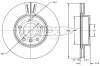 Bremsscheibe Vorderachse TOMEX Brakes TX 72-85