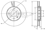 Bremsscheibe TOMEX Brakes TX 72-87