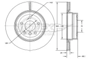 Bremsscheibe TOMEX Brakes TX 73-00