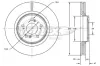 Bremsscheibe Vorderachse TOMEX Brakes TX 73-07