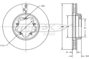Bremsscheibe Vorderachse TOMEX Brakes TX 73-11