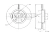 Bremsscheibe Vorderachse TOMEX Brakes TX 73-23