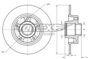 Bremsscheibe TOMEX Brakes TX 73-611