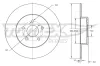Bremsscheibe Hinterachse TOMEX Brakes TX 73-78