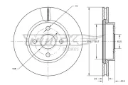 Bremsscheibe TOMEX Brakes TX 73-92