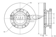 Bremsscheibe TOMEX Brakes TX 73-93