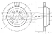 Bremsscheibe TOMEX Brakes TX 74-16