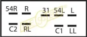 Steuergerät, Glühzeit 12 V GEBE 9 9448 1