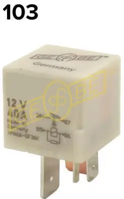 Relais, Glühanlage 12 V GEBE 9 9413 1 Bild Relais, Glühanlage 12 V GEBE 9 9413 1