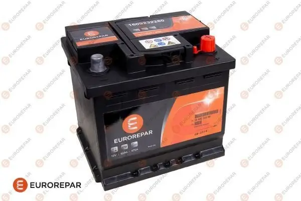 Starterbatterie 12 V 52 Ah EUROREPAR 1609232280 Bild Starterbatterie 12 V 52 Ah EUROREPAR 1609232280