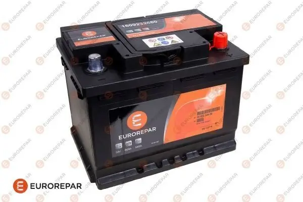 Starterbatterie 12 V 60 Ah EUROREPAR 1609232680 Bild Starterbatterie 12 V 60 Ah EUROREPAR 1609232680