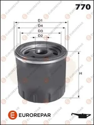 Ölfilter EUROREPAR E149203 Bild Ölfilter EUROREPAR E149203