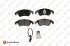 Bremsbelagsatz, Scheibenbremse EUROREPAR 1639377380
