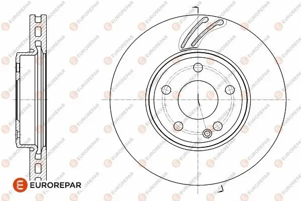 Bremsscheibe EUROREPAR 1642751480