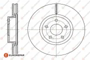 Bremsscheibe EUROREPAR 1642754080