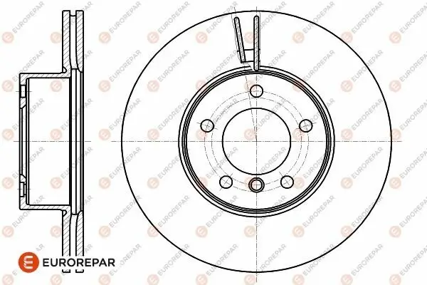 Bremsscheibe EUROREPAR 1642755780