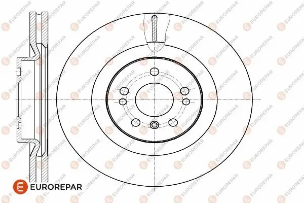 Bremsscheibe EUROREPAR 1642758380