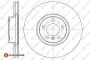 Bremsscheibe Vorderachse EUROREPAR 1642762280