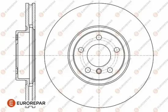 Bremsscheibe Vorderachse EUROREPAR 1642762280 Bild Bremsscheibe Vorderachse EUROREPAR 1642762280