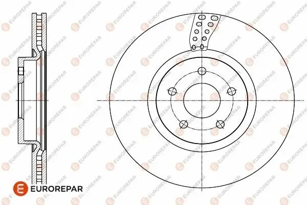 Bremsscheibe EUROREPAR 1642763580