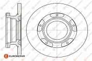 Bremsscheibe Hinterachse EUROREPAR 1642778880