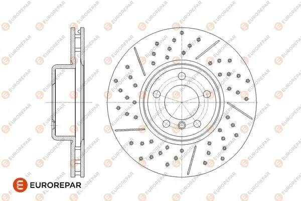 Bremsscheibe EUROREPAR 1667862980