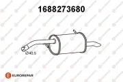 Endschalldämpfer hinten EUROREPAR 1688273680