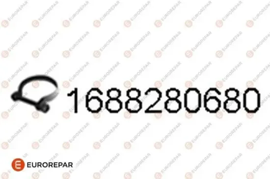 Klemmstück, Abgasanlage EUROREPAR 1688280680 Bild Klemmstück, Abgasanlage EUROREPAR 1688280680