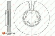 Bremsscheibe EUROREPAR 1618871580