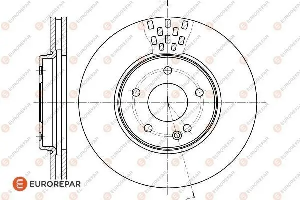 Bremsscheibe EUROREPAR 1618873980