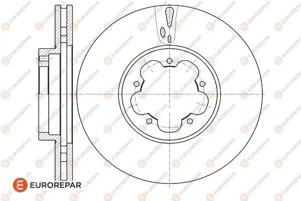Bremsscheibe EUROREPAR 1618889280