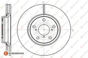 Bremsscheibe EUROREPAR 1622812580