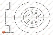 Bremsscheibe EUROREPAR 1618862480