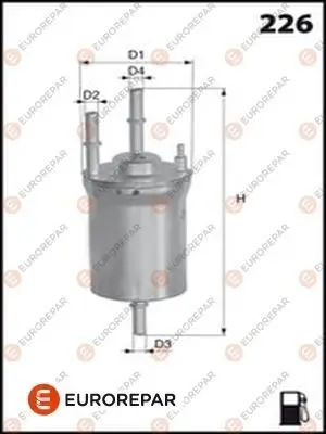 Kraftstofffilter EUROREPAR E145079